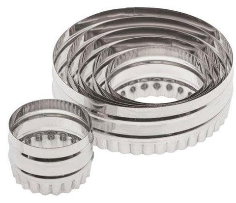 Double Sided Round Cutters in Graduated Sizes, 6pc Set