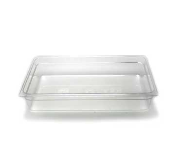 Cambro 14CW135 Camwear Food Pan 13.7 Qt. Capacity (Full Size), Clear Plastic