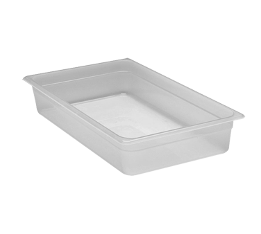 Cambro 14PP190 Food Pan, Full Size 4 in. Deep, Polypropylene, Translucent, NSF