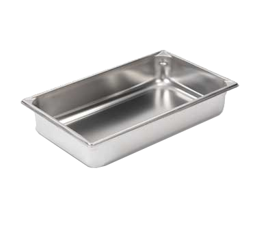 Vollrath 30042 Super Pan V® Food Pan (Full Size), 4" Deep, Stainless Steel