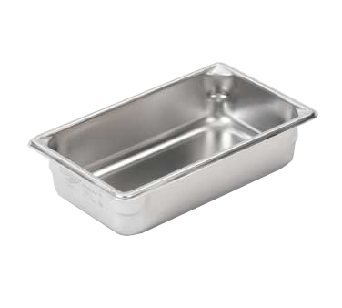 Vollrath 30342 Super Pan V® (1/3 Size) Food Pan - 4" Deep, Stainless Steel