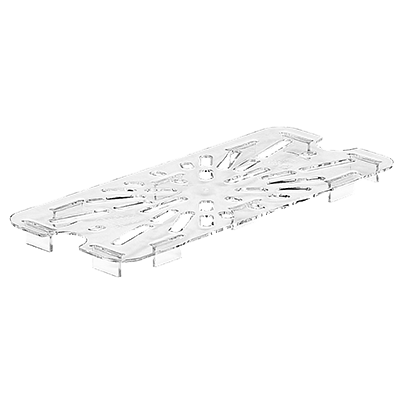 Cambro 30CWD135 Camwear Drain Shelf (1/3 Size), Polycarbonate, Clear, NSF