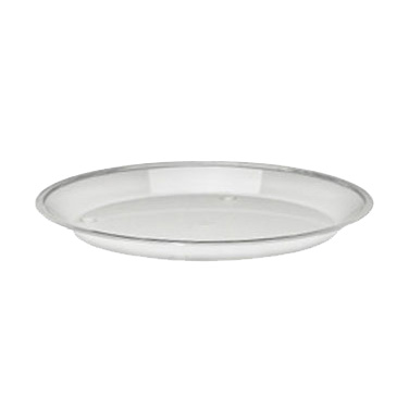 Cal-Mil 315-12-12 Shallow Tray 12"D x 1"H Acrylic Clear, BPA Free