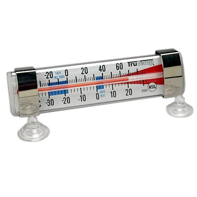 Taylor 3503FS Refrigerator/Freezer Thermometer, tube type, -20° to 60°F