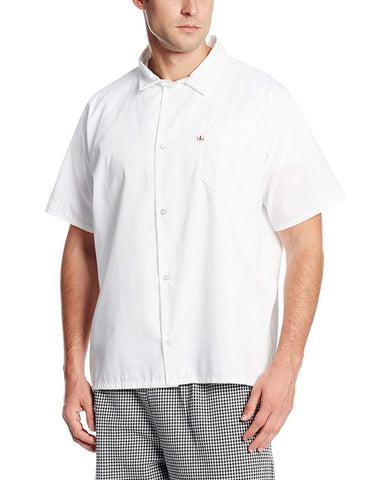 HI-LITE 430WH White Kitchen Shirt, Large