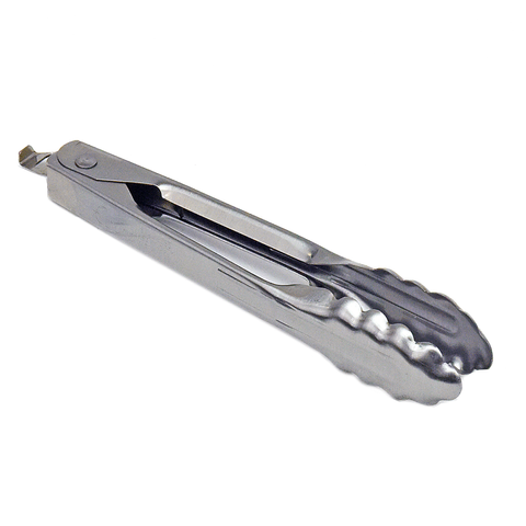 Edlund 4407HDL Heavy-Duty 7" Scallop Utility Tongs with Lock