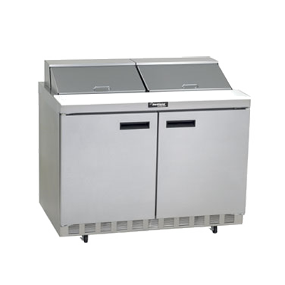 Delfield 4448N-12 Sandwich/Salad Top Refrigerator, two-section, 48" W, 16.0 cubic feet, 1/5 hp, cUL, UL, NSF