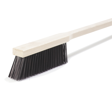 Carlisle 4577200 Sparta® Pizza/BBQ Oven Brush, 5-1/2" brush, 33" handle, hardwood handle