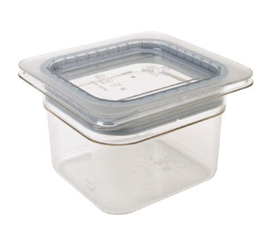 Cambro 60CWGL135 Food Pan GripLid 1/6 Size, Plastic, Clear, NSF