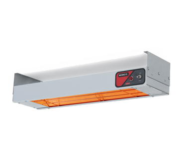 Nemco 6150-24 Calentador de barra, 24" x 6-3/4" x 2-3/4", elemento calefactor infrarrojo, carcasa de aluminio, 120 V/60/1-ph, 500 vatios, 4,2 amperios, cETLus, NSF