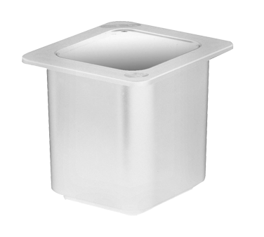 Cambro 66CF148 ColdFest Food Pan 1/6 x 6" Deep, White, NSF