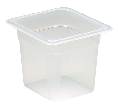 Cambro 66PP190 Food Pan, 1/6 size, 6 deep, polypropylene, translucent, NSF