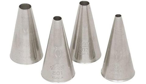 Ateco 802, 1/4" plain pastry piping tip, #17