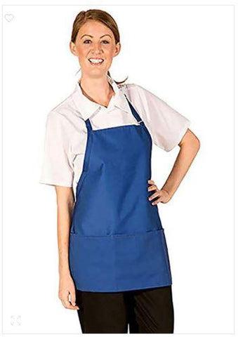 HI-LITE 833P3A Babero 3/4-3 Bolsillos Cuello Ajustable Azul Real
