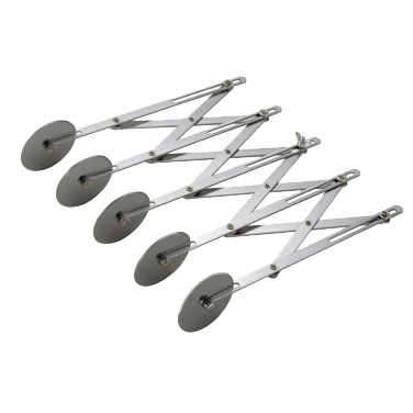 Winco ADD-5 Dough Divider, 5 wheel, adjustable from 3/4" to 4-3/8", stainless steel