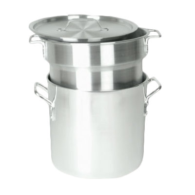 Thunder Group ALSKDB002 12-Quart Double Aluminum Boiler with Cover