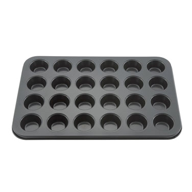 Winco AMF-24MNS Mini Muffin Pan (24 Cup), Non-Stick, Carbon Steel