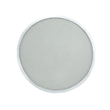 Winco APZS-12 Pizza Screen, 12" dia., round, seamless, aluminum