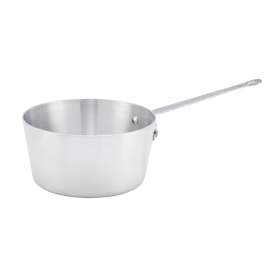 Winco ASP-2 2.5 Qt Aluminum Saucepan w/ Solid Metal Handle