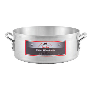 Winco AXBZ-18 18 qt Aluminum Braising Pot