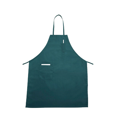 Winco BA-PGN Signature Chef Delantal 33" x 26" (longitud completa con 2 bolsillos), verde