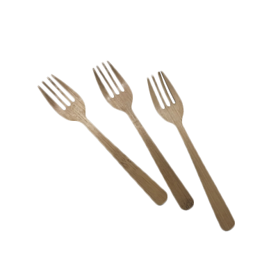 Tenedor desechable, 4-3/4", ecológico