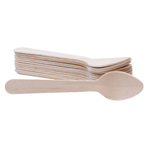 Disposable Spoon, 4-1/4", eco-friendly