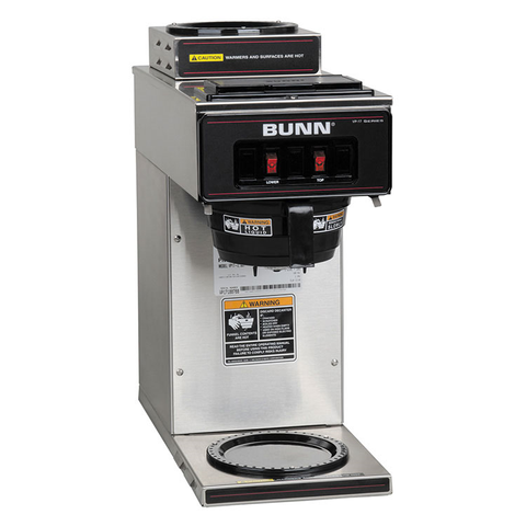 BUNN 13300.0002 VP17-2 Cafetera vertedora, prepara 3,9 galones por hora de capacidad, 1 calentador inferior y superior, 120 V