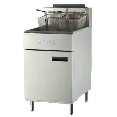 Freidora a gas natural Migali C-F75-NG Competitor Series® - 75 lb. Capacidad de aceite, (5) quemadores tubulares