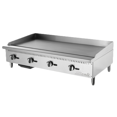 Migali C-G48 Competitor Series® Natural Gas Countertop Griddle, 48" W (Manual Controls)