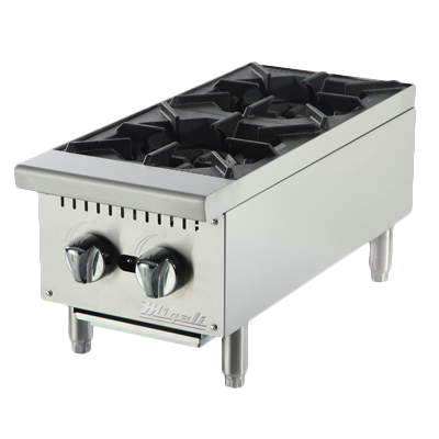Migali C-HP-2-12 Competitor Series® Countertop Hot Plate - Natural Gas, 12"W