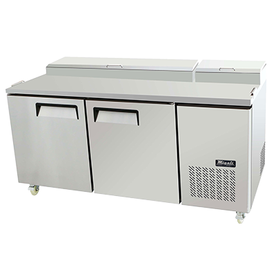 Migali C-PP67-HC Competitor Series® Two-Section Pizza Prep Table 67" W, 115v/60/1-ph