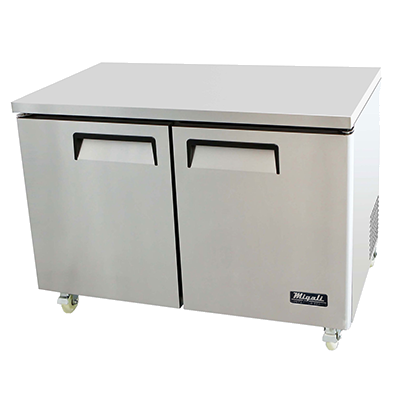 Migali C-U48R-HC Competitor Series® Two-Section Undercounter Reach-in Refrigerator, 115v/60/1-ph
