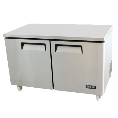 Migali C-U60F-HC Congelador de acceso bajo encimera (dos secciones) 115v/60/1-ph