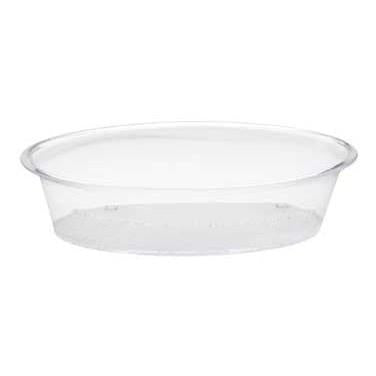 Cal-Mil 316-10-12 10" Round Turn N Serve Round Deep Tray, Clear