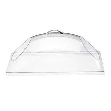 Cal-Mil 323-12 Chafer Display Cover with Cut Out Ends, Poly, Clear