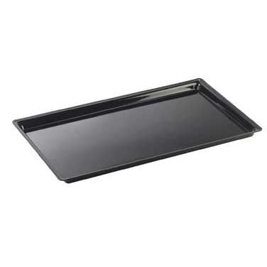 Cal-Mil 325-12-13 Shallow Display Tray, 12" X 20", Black Acrylic