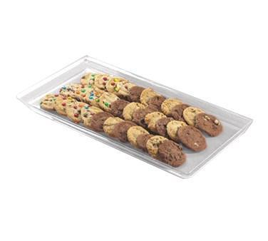 Cal-Mil 335-12-12 12" X 18" Shallow Clear Bakery Tray