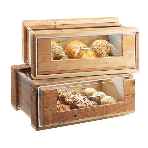 Cal-Mil 3416 Stackable Madera Pastry Drawer, reclaimed wood