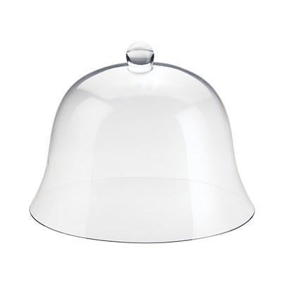 Cal-Mil 3488 Bell Cake Cover, 12"D X 8.5"H, Round, Clear