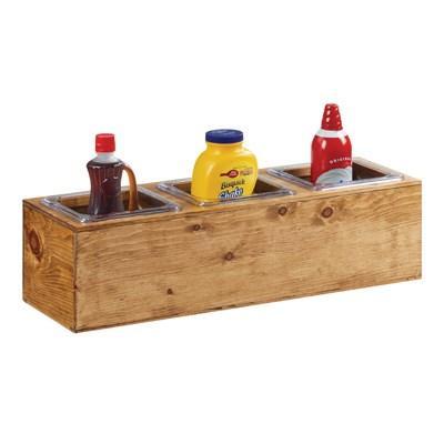 Cal-Mil 3837-3-99 Madera Rustic Pine Action Station 1/6 Size Pan Unit