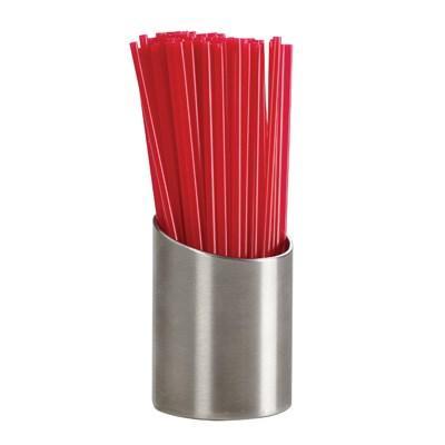 Cal-Mil 4302 Stir Stick Holder, Round, Stainless Steel