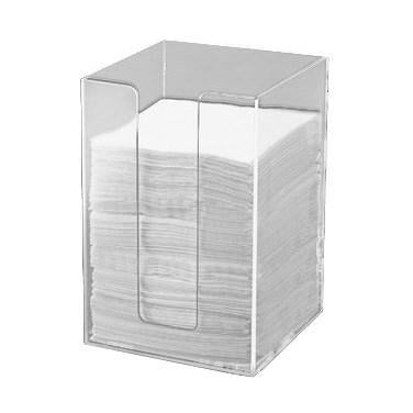 Cal-Mil 635-12 5.5" Square Napkin Holder For 5" Napkins, Clear Acrylic