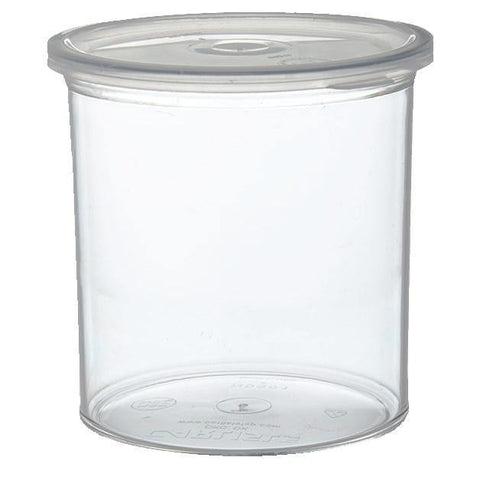 Carlisle 030107 1.2 Qt Classic Crock, Snapon Lid, Clear