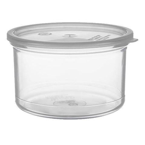 Carlisle 031607 1.5 Qt. Clear Classic Crock with Lid