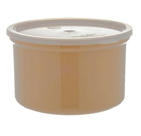 Carlisle 034306 1.5 Qt. Beige Poly-Tuf Round Crock with Lid