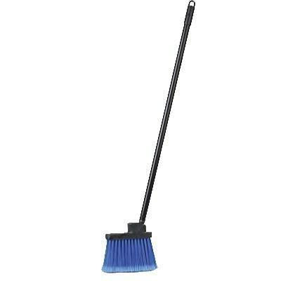 Carlisle 3685914 30"L Duo-Sweep Lobby Broom with Angle Bristles & Black Handle
