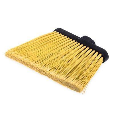 Carlisle 3686700 12" Duo Sweep Medium Duty Angled Broom Head with Flagged Bristles