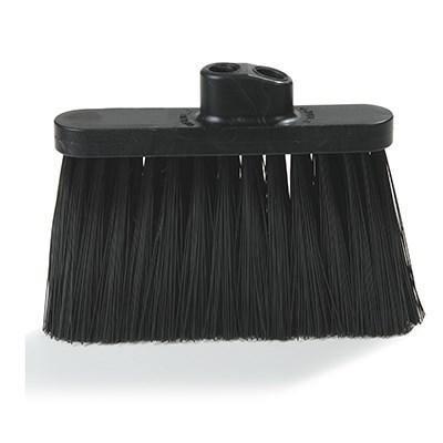 Carlisle 3687403 Duo-Sweep Cabezal de escoba de almacén de 13" con cerdas negras sin bandera