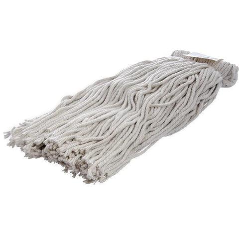 Carlisle 369024C00 Screw Top Mop Head - #24, 4 Ply, Cut End, Cotton Yarn